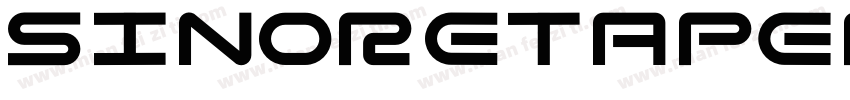 SinoretaPERSONALUSE Regular字体转换